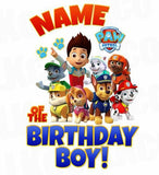 Paw Patrol Birthday Shirts