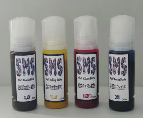 Sublimation Ink for Epson Ecotank Printers (15000, 16500, 2720, 2760, 3760, 4760, 3710, 2700, 2750)