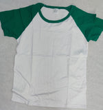 Blank Sublimation T with Colored Sleeves