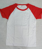 Blank Sublimation T with Colored Sleeves