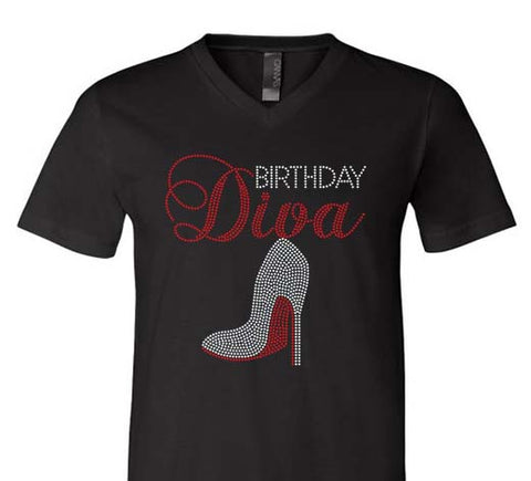 Blinged Birthday Diva