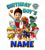 Paw Patrol Birthday Shirts