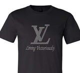 Blinged Living Victoriously Tee