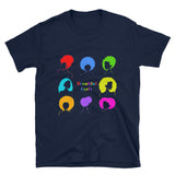 "Beautiful Curls"-Sleeve Unisex T-Shirt