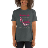 December Girl Stepping Into My Birthday Like A Boss Short-Sleeve Unisex T-Shirt