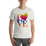 "Just Love/matte Rainbow" Premium Short-Sleeve Unisex T-Shirt