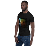 "Neon Lion Roaring" Short-Sleeve Unisex T-Shirt