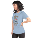 Leopard Bunny Easter- Short-Sleeve Unisex T-Shirt