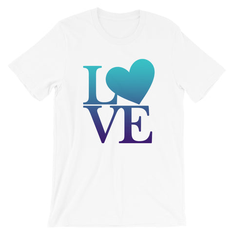 "Just Love/Blues" Premium Short-Sleeve Unisex T-Shirt