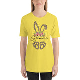 Leopard Bunny Easter- Short-Sleeve Unisex T-Shirt