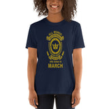 All Women are Created Equal_March Bday- Short-Sleeve Unisex T-Shirt