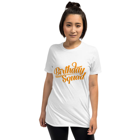 " Birthday Squad" Short-Sleeve Unisex T-Shirt