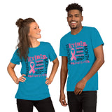 "October Breast Cancer Awareness" Short-Sleeve Premium Unisex T-Shirt