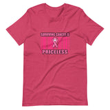 Surviving Cancer is Priceless/ Short-Sleeve Unisex T-Shirt