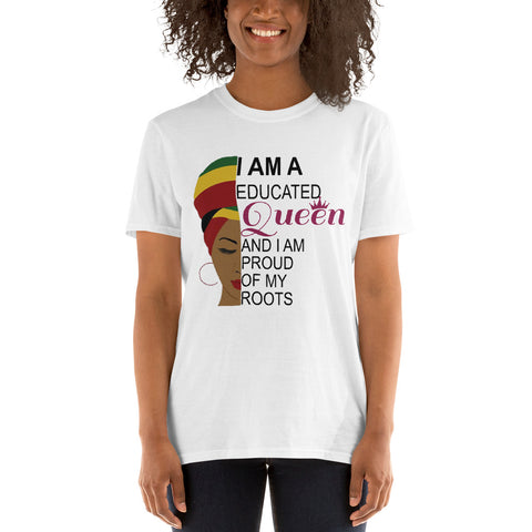 "Educated Queen" Short-Sleeve Unisex T-Shirt