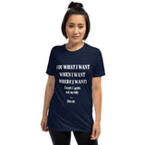 I Do What I Want_Short-Sleeve Unisex T-Shirt