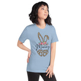 Leopard Bunny Easter- Short-Sleeve Unisex T-Shirt