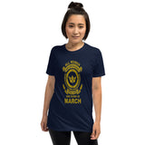 All Women are Created Equal_March Bday- Short-Sleeve Unisex T-Shirt