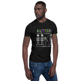 "Autism is not a disability" neon Short-Sleeve Unisex T-Shirt