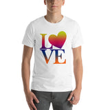 "Just Love/matte Rainbow" Premium Short-Sleeve Unisex T-Shirt