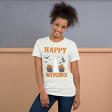 "Happy Halloween Witches" Premium Short-Sleeve Unisex T-Shirt