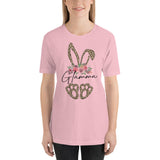 Leopard Bunny Easter- Short-Sleeve Unisex T-Shirt