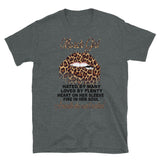 Leopard Birthday Girl Tee- Short-Sleeve Unisex T-Shirt-Available in Every Month