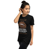 Leopard Birthday Girl Tee- Short-Sleeve Unisex T-Shirt-Available in Every Month