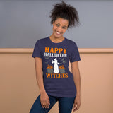 "Happy Halloween Witches" Premium Short-Sleeve Unisex T-Shirt