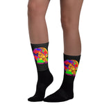 "Melanin Poppin" Socks