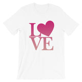 "Just Love/Pink" Premium Short-Sleeve Unisex T-Shirt