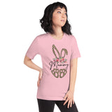 Leopard Bunny Easter- Short-Sleeve Unisex T-Shirt