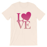 "Just Love/Pink" Premium Short-Sleeve Unisex T-Shirt