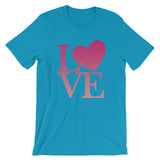 "Just Love/Pink" Premium Short-Sleeve Unisex T-Shirt