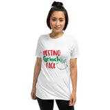 " Resting Grinch Face" Short-Sleeve Unisex T-Shirt