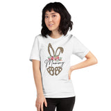 Leopard Bunny Easter- Short-Sleeve Unisex T-Shirt