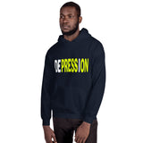 "DEPRESSION" PRESS ON Unisex Hoodie