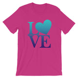 "Just Love/Blues" Premium Short-Sleeve Unisex T-Shirt