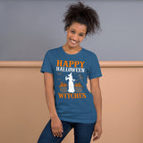 "Happy Halloween Witches" Premium Short-Sleeve Unisex T-Shirt