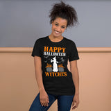 "Happy Halloween Witches" Premium Short-Sleeve Unisex T-Shirt