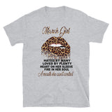 Leopard Birthday Girl Tee- Short-Sleeve Unisex T-Shirt-Available in Every Month