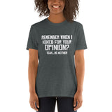 Remember When? Short-Sleeve Unisex T-Shirt