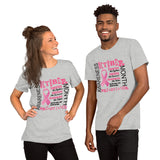 "October Breast Cancer Awareness" Short-Sleeve Premium Unisex T-Shirt