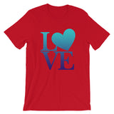 "Just Love/Blues" Premium Short-Sleeve Unisex T-Shirt