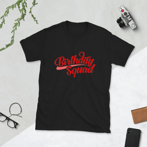 " Birthday Squad" Short-Sleeve Unisex T-Shirt