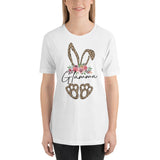 Leopard Bunny Easter- Short-Sleeve Unisex T-Shirt