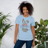 Leopard Bunny Easter- Short-Sleeve Unisex T-Shirt