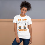 "Happy Halloween Witches" Premium Short-Sleeve Unisex T-Shirt