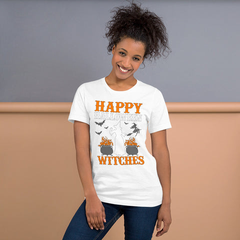 "Happy Halloween Witches" Premium Short-Sleeve Unisex T-Shirt