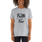 "Faith Over Fear" Short-Sleeve Unisex T-Shirt